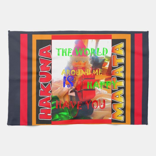 Frohe Weihnachten Die Welt um mich ist froh, zu ha Handtuch (Horizontal)