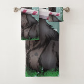 Frohe Weihnachten Dinosaur Badhandtuch Set (Insitu)