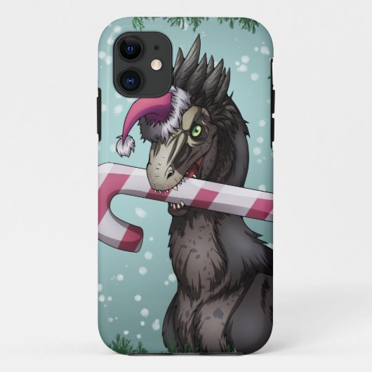 Frohe Weihnachten Dinosaur Case-Mate iPhone Hülle (Rückseite)