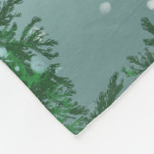 Frohe Weihnachten Dinosaur Fleecedecke (Ecke)