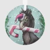 Frohe Weihnachten Dinosaur Ornament (Rückseite)