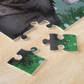 Frohe Weihnachten Dinosaur Puzzle (Seite)