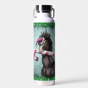 Frohe Weihnachten Dinosaur Trinkflasche