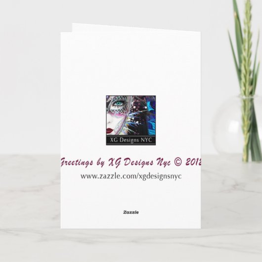 Frohe Weihnachten Doe and Fawn Hirsch Grußkarte (Rückseite)