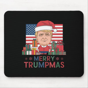 Frohe Weihnachten Donald Trump Weihnachtsmann Weih Mousepad