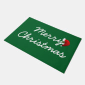 Frohe Weihnachten Doormat Fußmatte (Schrägansicht)