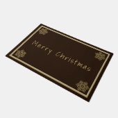 Frohe Weihnachten Doormat Fußmatte (Schrägansicht)