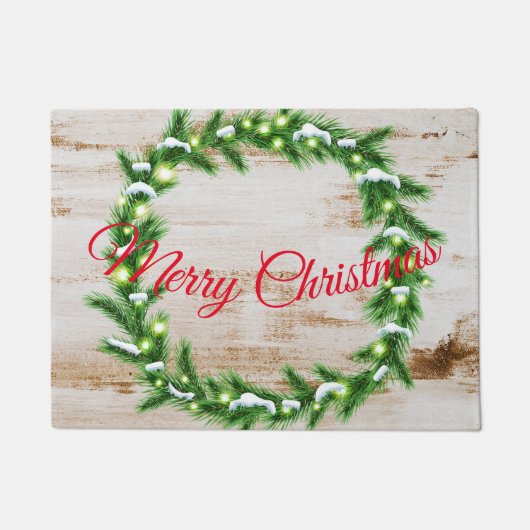 Frohe Weihnachten Doormat Fußmatte (Vorderseite)