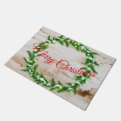 Frohe Weihnachten Doormat Fußmatte (Schrägansicht)