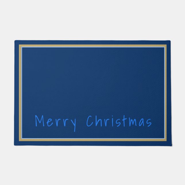 Frohe Weihnachten Doormat Fußmatte (Vorderseite)