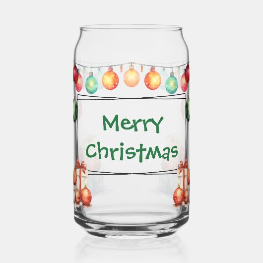 Frohe Weihnachten Dosenglas (Links)