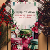 Frohe Weihnachten Dosiert mit Liebe Personalisiert Geschirrtuch