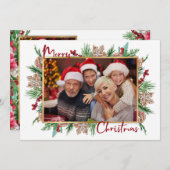 Frohe Weihnachten Drei Bilder Foto (Vorne/Hinten)