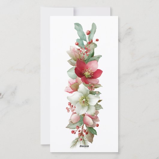 Frohe Weihnachten drei Foto Urlaub (Rückseite)