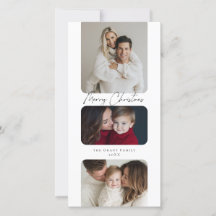 Frohe Weihnachten drei Foto Urlaub