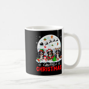 Frohe Weihnachten Drei Santa Elf Reindeer Bernese Kaffeetasse