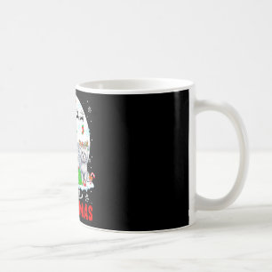 Frohe Weihnachten Drei Santa Elf Reindeer Malteses Kaffeetasse