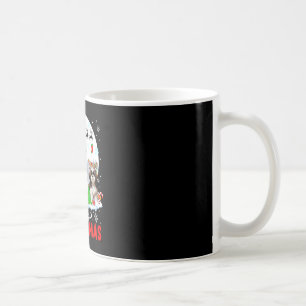 Frohe Weihnachten Drei Santa Elf Reindeer Shih Tzu Kaffeetasse