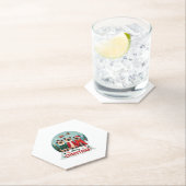 Frohe Weihnachten Drei Santa Elf Reindeer Siamese  Untersetzer (Vor Ort)