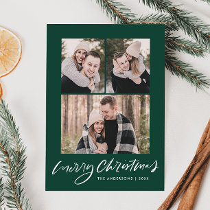 Frohe Weihnachten Dunkelgrünes Drehbuch 3 Foto Col