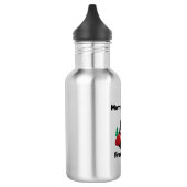 Frohe Weihnachten Edelstahlflasche (Links)