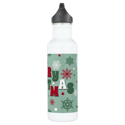Frohe Weihnachten Edelstahlflasche (Rechts)