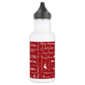 Frohe Weihnachten Edelstahlflasche (Rechts)