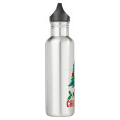 Frohe Weihnachten Edelstahlflasche (Links)