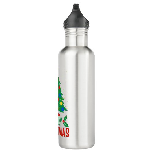 Frohe Weihnachten Edelstahlflasche (Rechts)