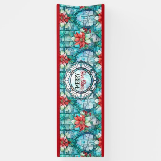 "Frohe Weihnachten!" Editable Slogan Banner (Vertikal)