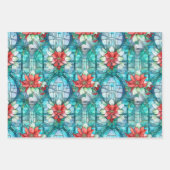 "Frohe Weihnachten!" Editable Slogan Geschenkpapier Set (Vorderseite 3)