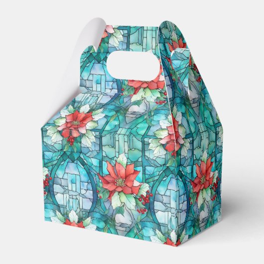 "Frohe Weihnachten!" Editable Slogan Geschenkschachtel (Rückseite)