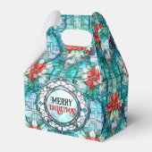 "Frohe Weihnachten!" Editable Slogan Geschenkschachtel (Vorderseite)