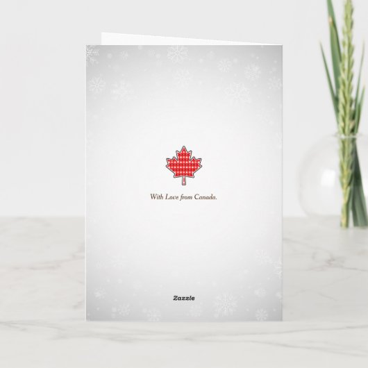 Frohe Weihnachten Eh Canadian Elche Strumpf Cap (Rückseite)
