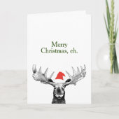 Frohe Weihnachten Eh Canadian Elche Strumpf Cap (Vorderseite)