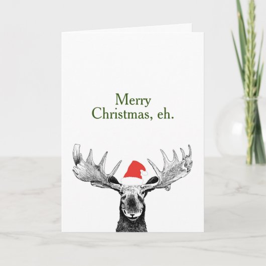 Frohe Weihnachten Eh Canadian Elche Strumpf Cap (Vorderseite)