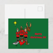 Frohe Weihnachten Eh! Postkarte (Vorne/Hinten)