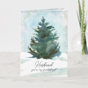 Frohe Weihnachten Ehemann Geschenk des Winters Bau Karte