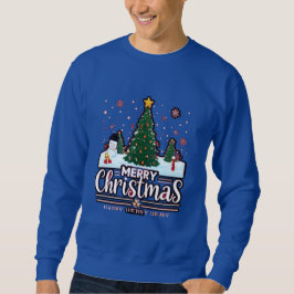"Frohe Weihnachten: Ein festliches Modespektakel" Sweatshirt