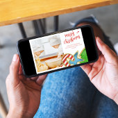 Frohe Weihnachten ein Foto farbenfrohe Cookies