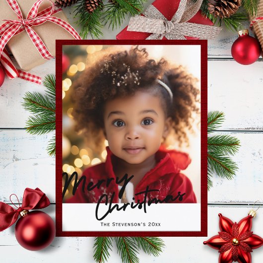 Frohe Weihnachten Ein Foto Urlaub