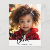 Frohe Weihnachten Ein Foto Urlaub (Vorderseite)