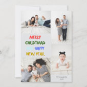 Frohe Weihnachten & ein glückliches Neues Jahr 4 F (Vorderseite)