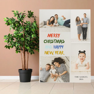 Frohe Weihnachten & ein glückliches neues Jahr 4er