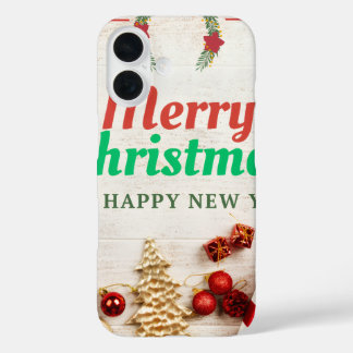 Frohe Weihnachten & ein glückliches neues Jahr Fes iPhone 16 Hülle