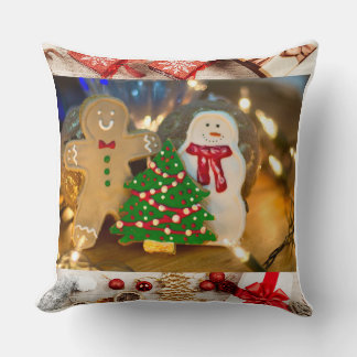 Frohe Weihnachten & ein glückliches neues Jahr Orn Kissen