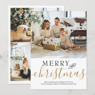 Frohe Weihnachten Einfach Elegant Personalisiert