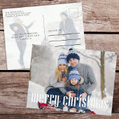 Frohe Weihnachten Einfach Minimalistisch Zwei Foto