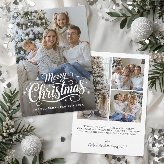 Frohe Weihnachten Einfache Elegante Foto