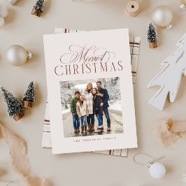 Frohe Weihnachten einfache elegante neutrale Foto